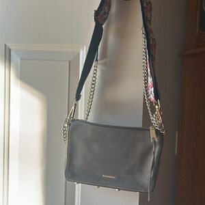 💓REBECCA MINKOFF nubuck leather crossbody.